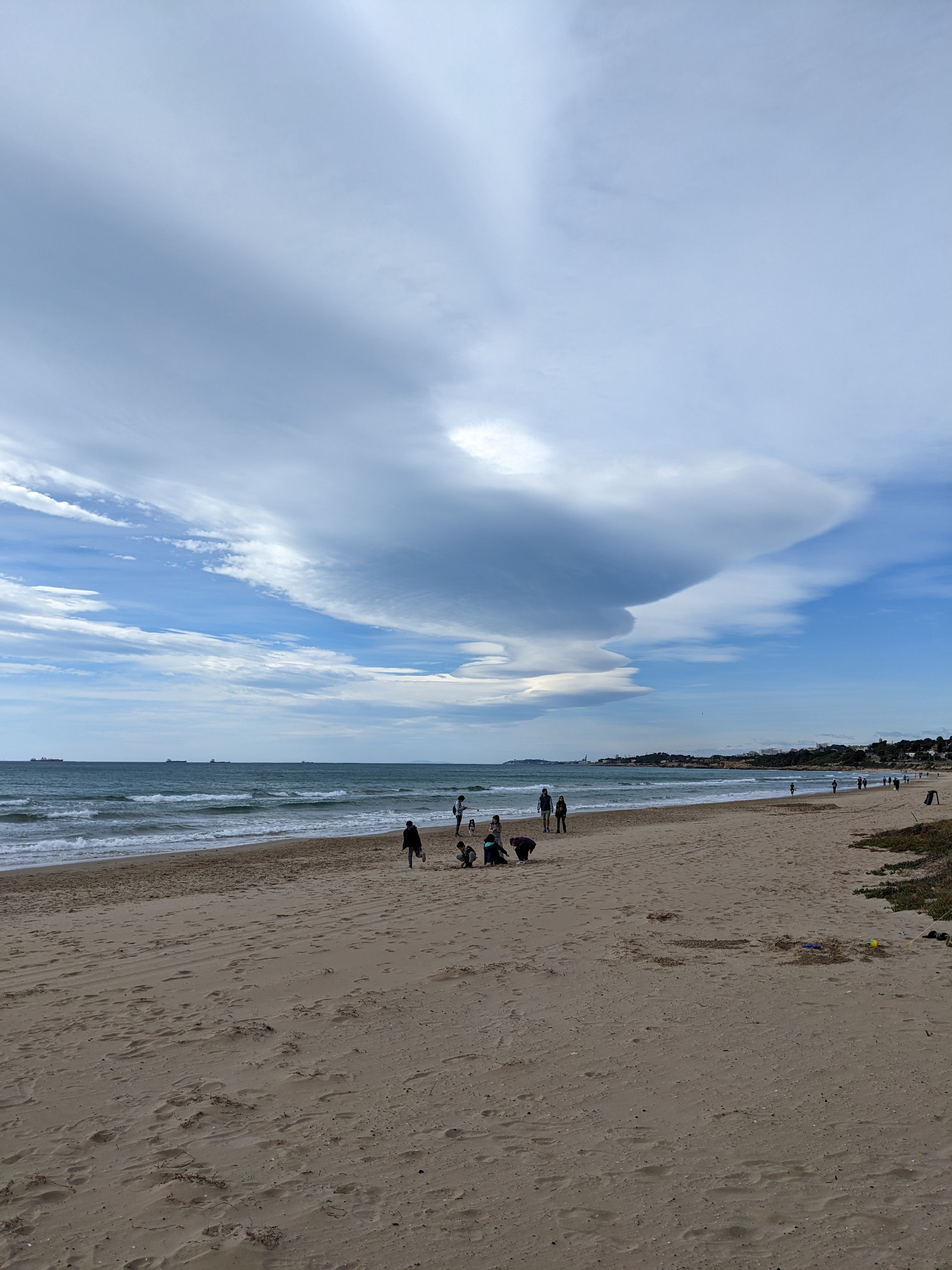 Some really nice clouds over the beach