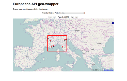 Europeana Geo-Wrapper Demo